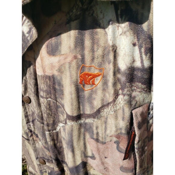 Arctic Shield Coat Men's Med Camo Hunting Front Zip Removal Hood Lined Jacket - Picture 7 of 16